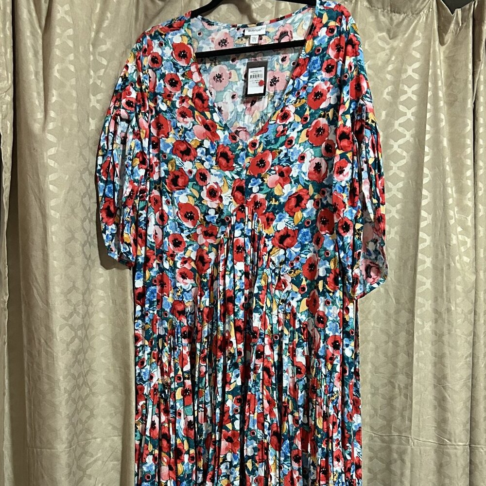 Floral Poppy Maxi Dress